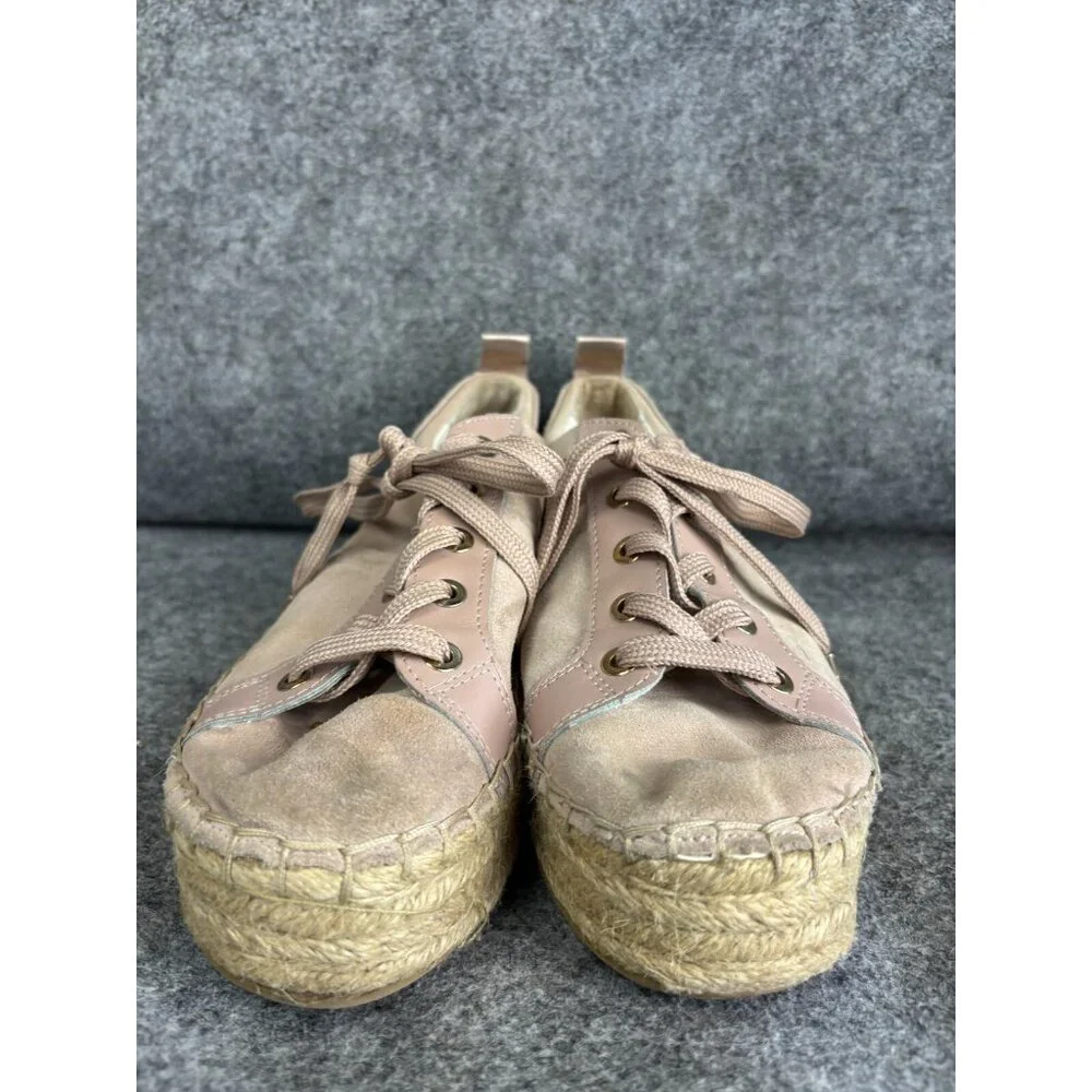 Sam Edelman Carleigh Platform Shoes Women’s 7.5 Suede Pink Leather‎